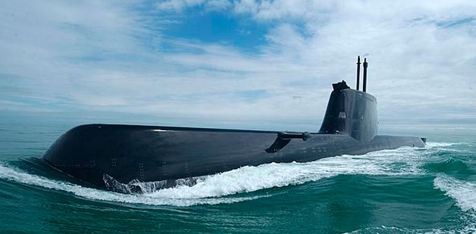 Dizel podmornica, prstenovi prečnika od ø 5000 mm do ø 7600 mm / materijal HY80